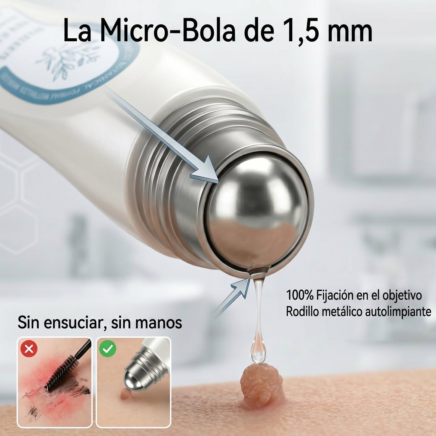 𝐏𝐢𝐜𝐝𝐨® 🌲🌲 Borrador de Verrugas y Manchas en 7 Días (𝐀𝐩𝐥𝐢𝐜𝐚𝐝𝐨𝐫 𝐫𝐨𝐥𝐥-𝐨𝐧: 𝐬𝐢𝐧 𝐝𝐨𝐥𝐨𝐫 𝐧𝐢 𝐜𝐢𝐜𝐚𝐭𝐫𝐢𝐜𝐞𝐬)✨