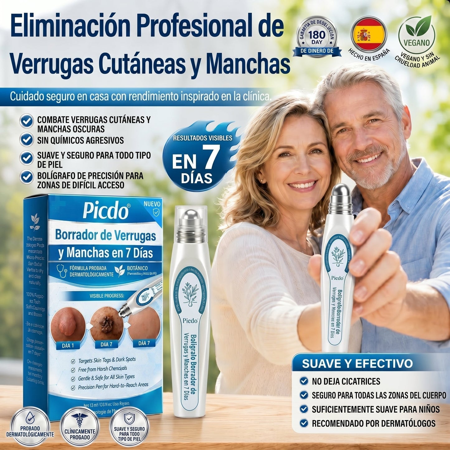 𝐏𝐢𝐜𝐝𝐨® 🌲🌲 Borrador de Verrugas y Manchas en 7 Días (𝐀𝐩𝐥𝐢𝐜𝐚𝐝𝐨𝐫 𝐫𝐨𝐥𝐥-𝐨𝐧: 𝐬𝐢𝐧 𝐝𝐨𝐥𝐨𝐫 𝐧𝐢 𝐜𝐢𝐜𝐚𝐭𝐫𝐢𝐜𝐞𝐬)✨